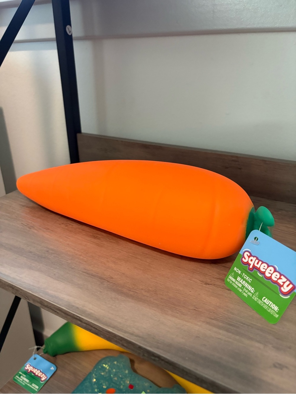 Orange Carrot Plush Squeeze Toy - Kids Toys